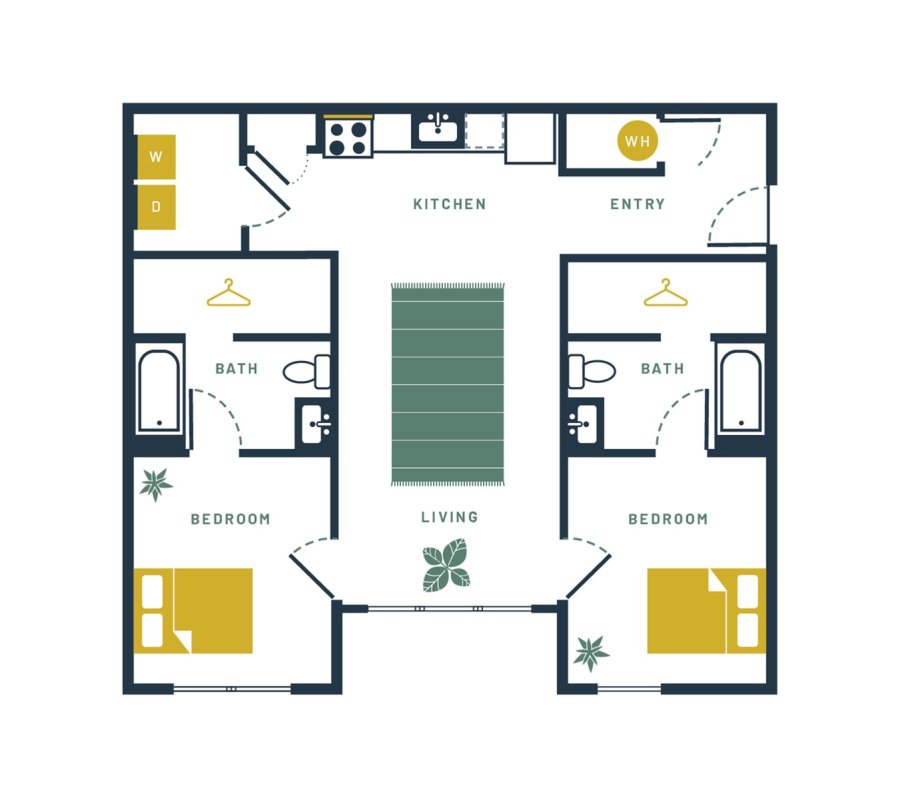 Floor Plans Student Apartments Near GVSU Locale