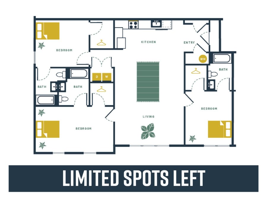 Floor Plans Student Apartments Near GVSU Locale