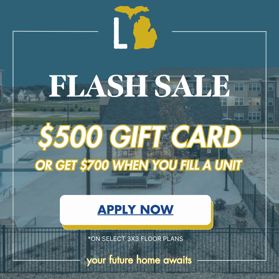Flash Sale. $500 gift card or get $700 when you fill a unit. Apply now.